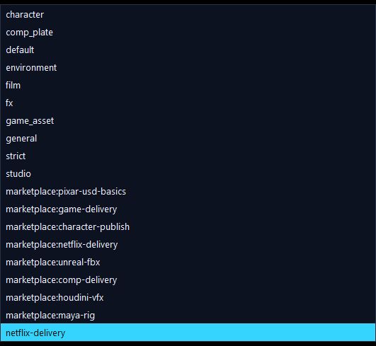 Ruleset profiles — studio & marketplace packs
